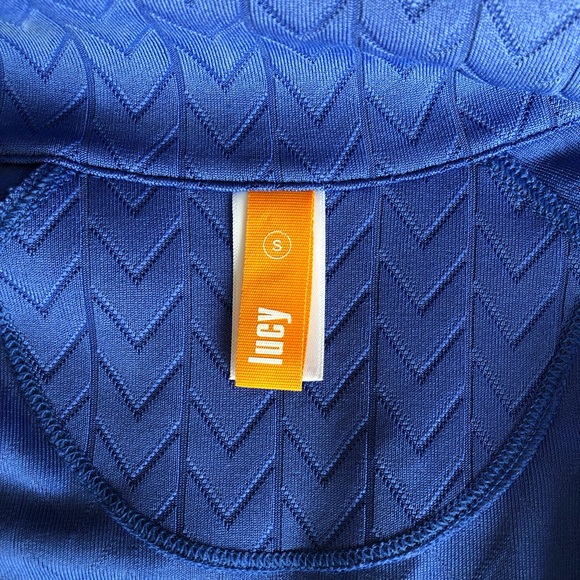 Lucy Zippered Jacket Blue Size Small - Picture 6 of 9